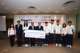 Mr David Mong, Chairman and Group CEO of Shun Hing Group presented a cheque of HK$1.5 million to recipients of Panasonic Sports Scholarship Programme for Rio 2016 Olympic Games. © Sports Federation & Olympic Committee of Hong Kong, China